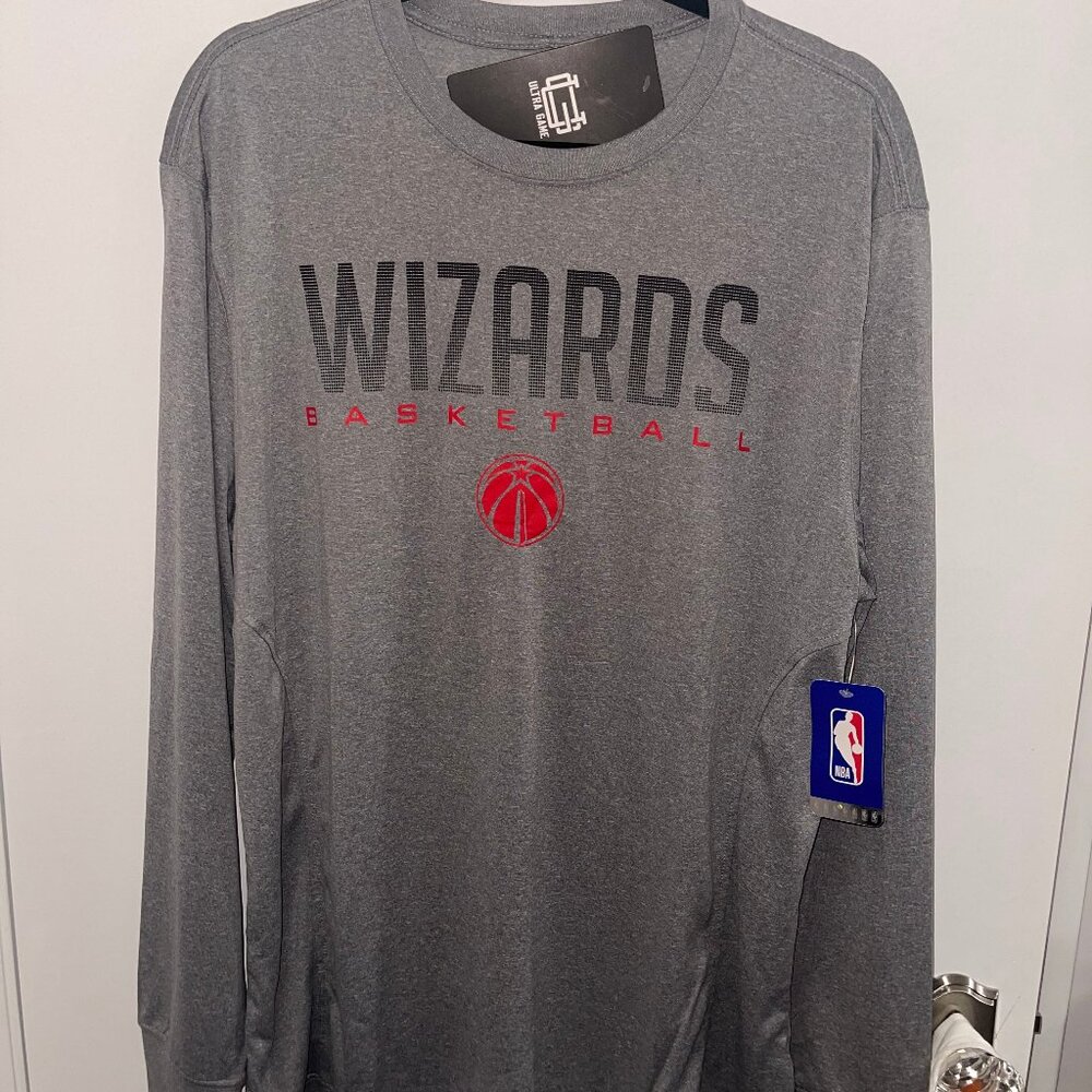 NWT Washington Wizards Drifit Long Sleveve Shirt Size X-Large